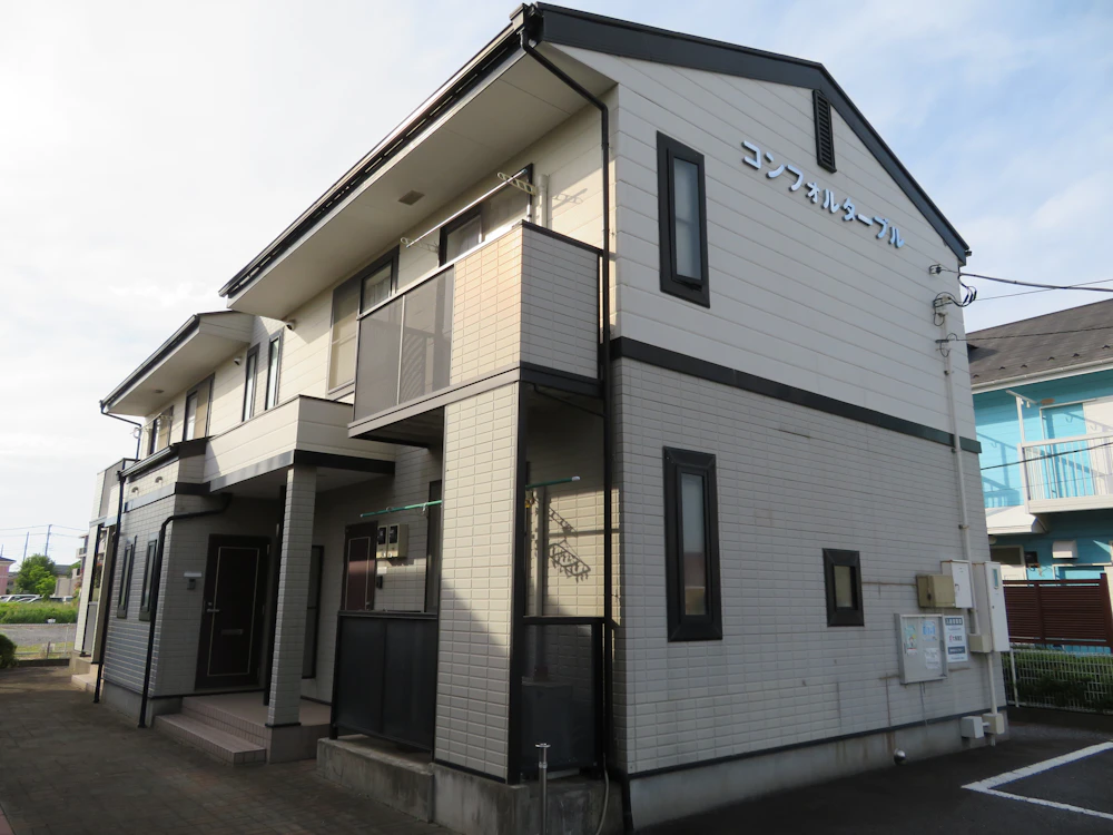 つくば市高野台 大東建託のアパートの屋根・外壁塗装 施工前