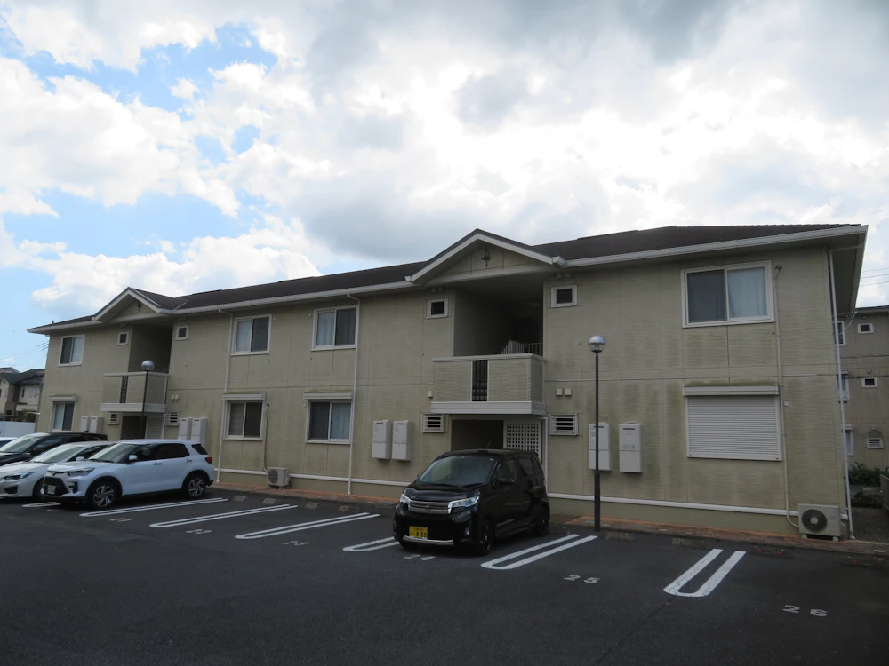 つくばみらい市 アパートの屋根・外壁塗装 施工前