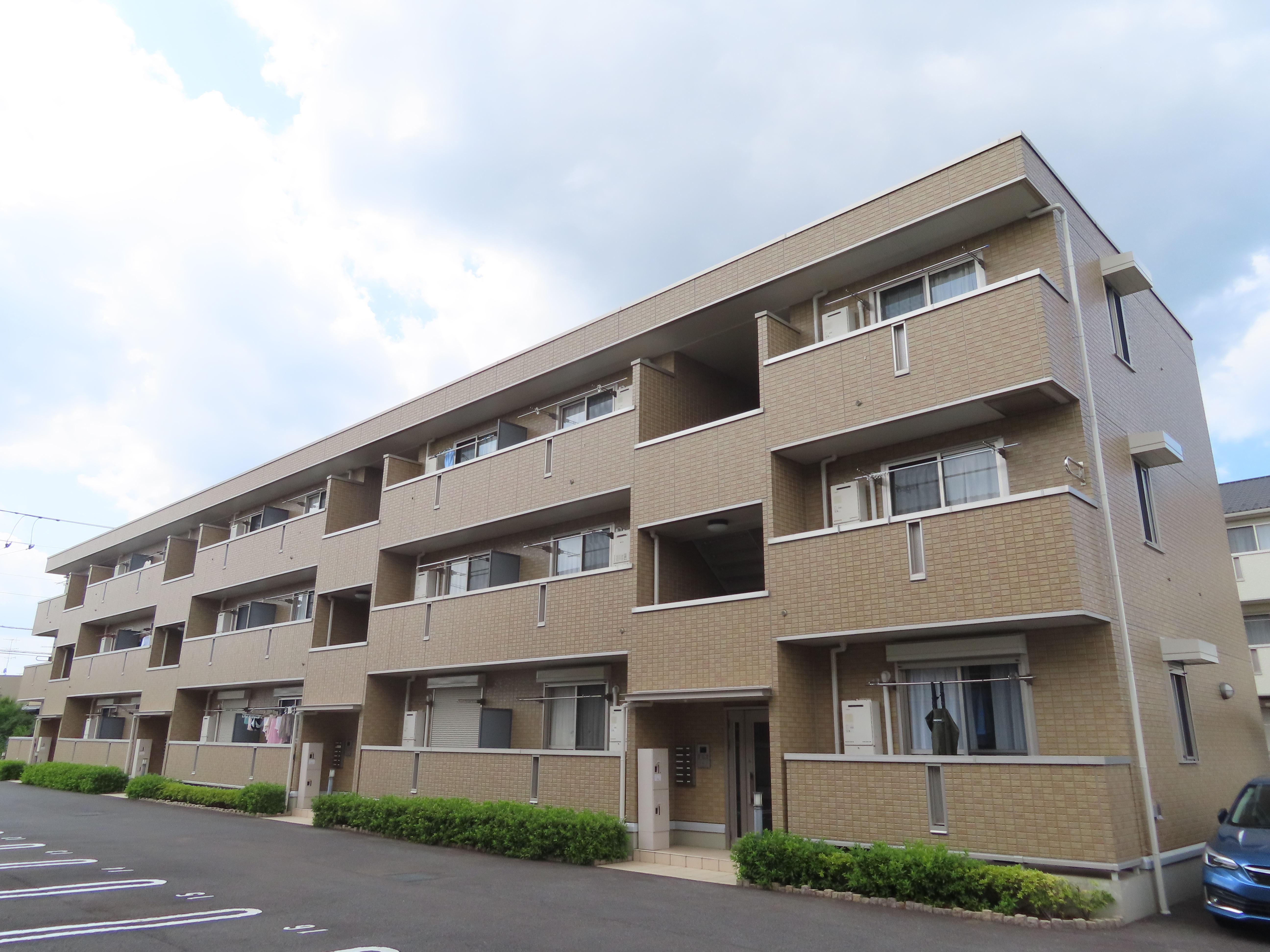 つくば市 大和ハウスのマンションの屋上防水工事・外壁クリア塗装