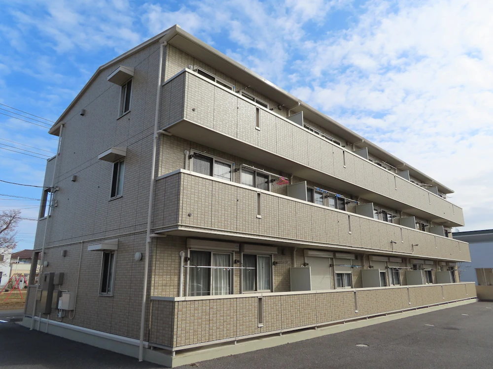 つくばみらい市 大和ハウスのマンションの外壁クリア塗装 施工後