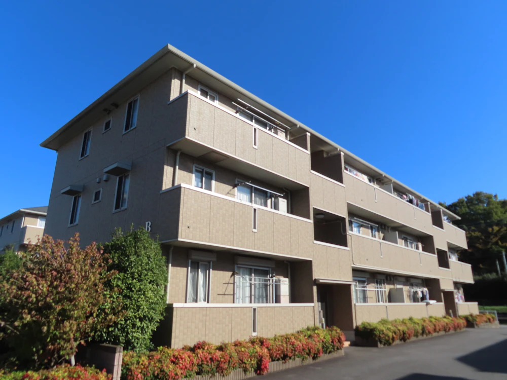 つくば市 大和ハウスのマンションの外壁クリア塗装 施工前