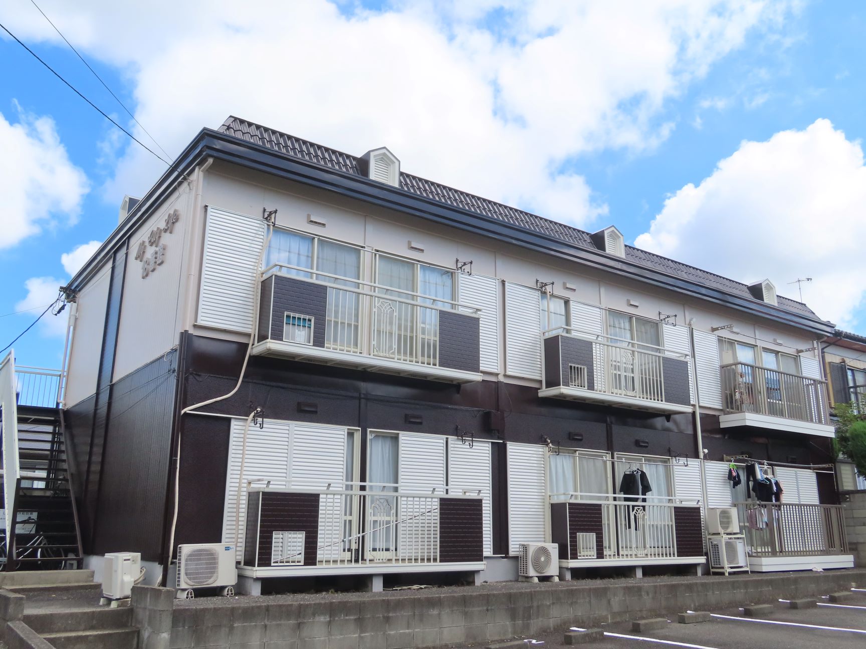 土浦市 アパートの屋根・外壁塗装（その2）