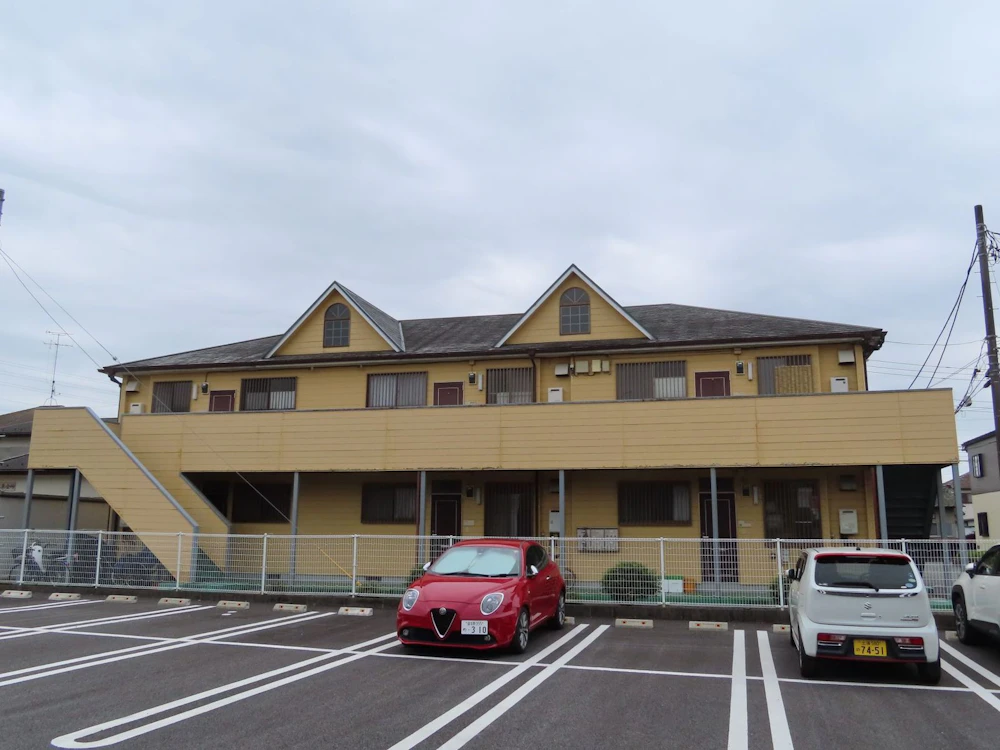 かすみがうら市 アパートの屋根・外壁塗装 施工前