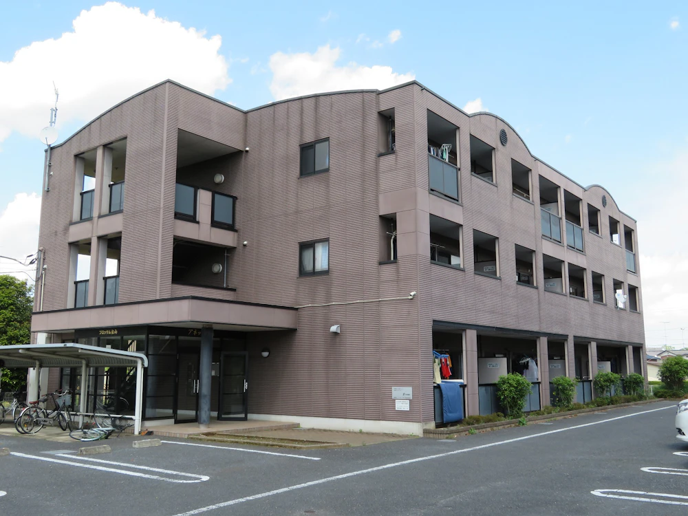 石岡市 マンションの屋根・外壁塗装 施工前