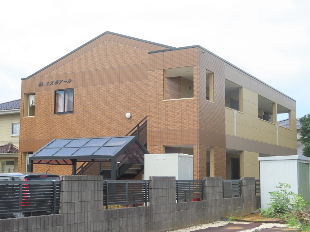 つくば市 東建コーポレーションのアパートの屋根・タイル外壁のクリア塗装 つくば市 東建コーポレーションのアパートの屋根・外壁タイルのクリア塗装❷ 施工後