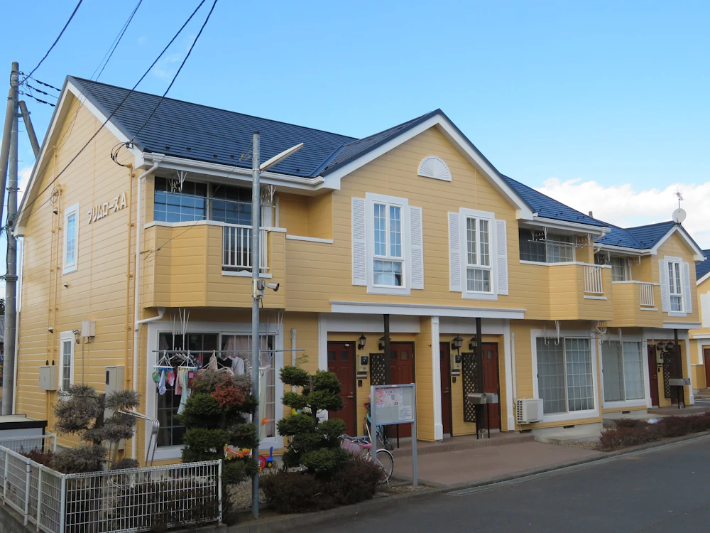 小美玉市 アパートの屋根・外壁塗装 施工後
