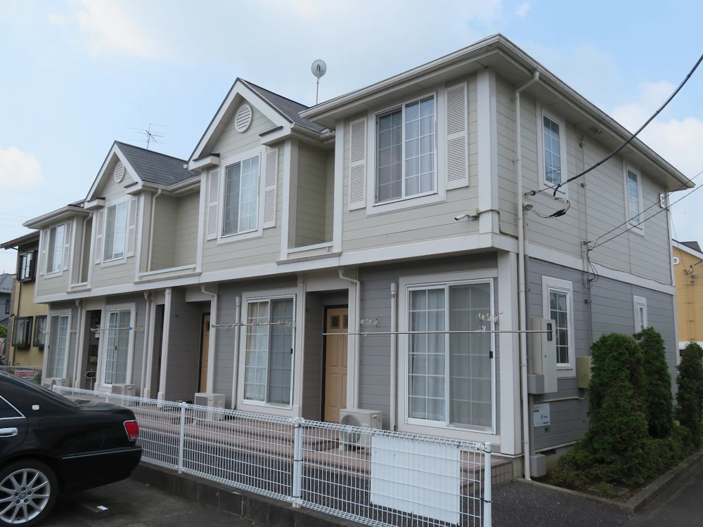 龍ケ崎市 アパートの屋根・外壁塗装（その2） 施工前