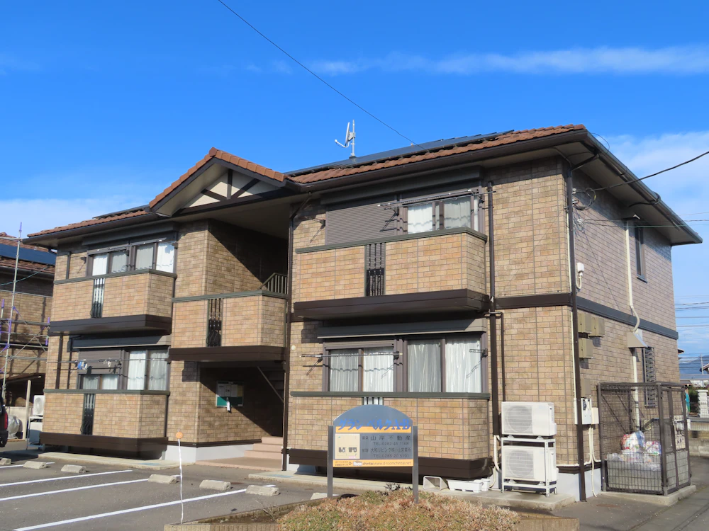栃木市 大和ハウスのアパートの外壁クリア塗装（5棟同時） 施工後