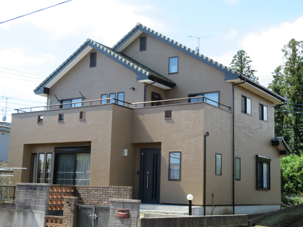 茨城町 戸建ての外壁塗装 施工後