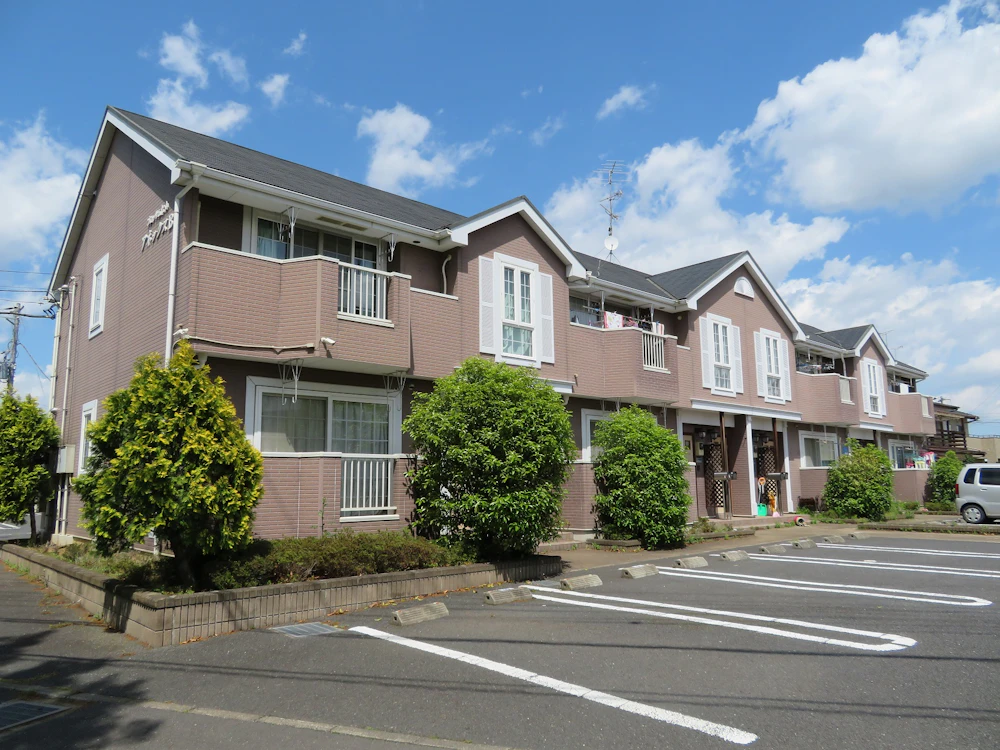 石岡市 大東建託のアパートの屋根・外壁塗装 施工前