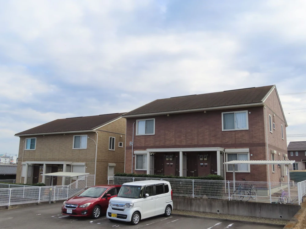 つくば市 大和ハウスのアパートの外壁クリア塗装 施工前