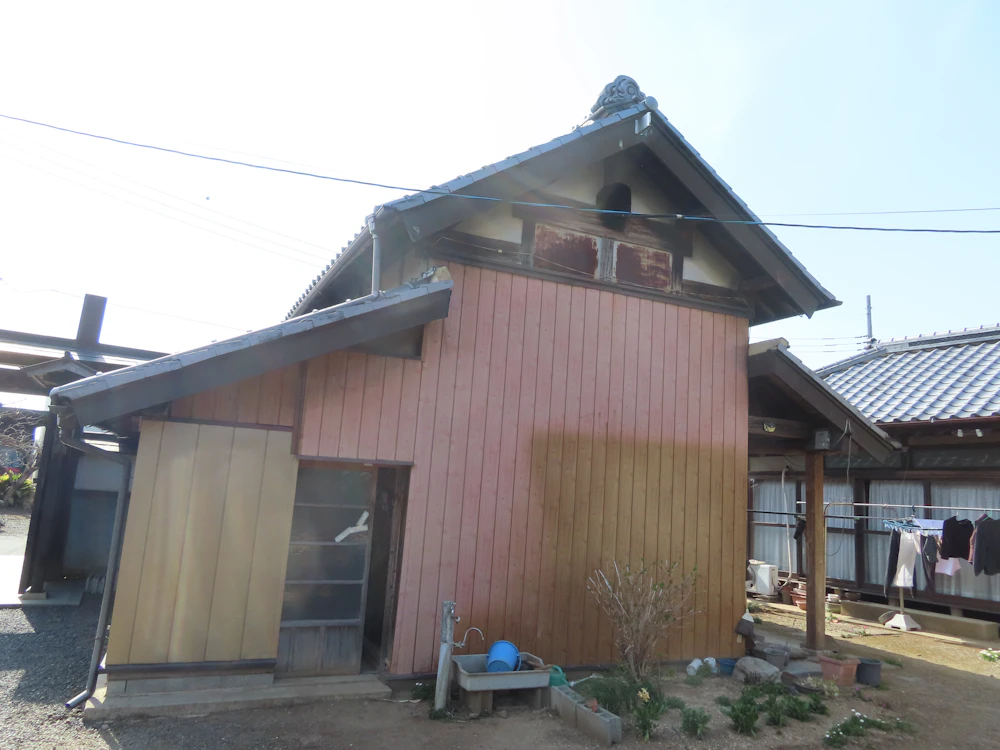 土浦市 蔵の塗り替え塗装 施工前