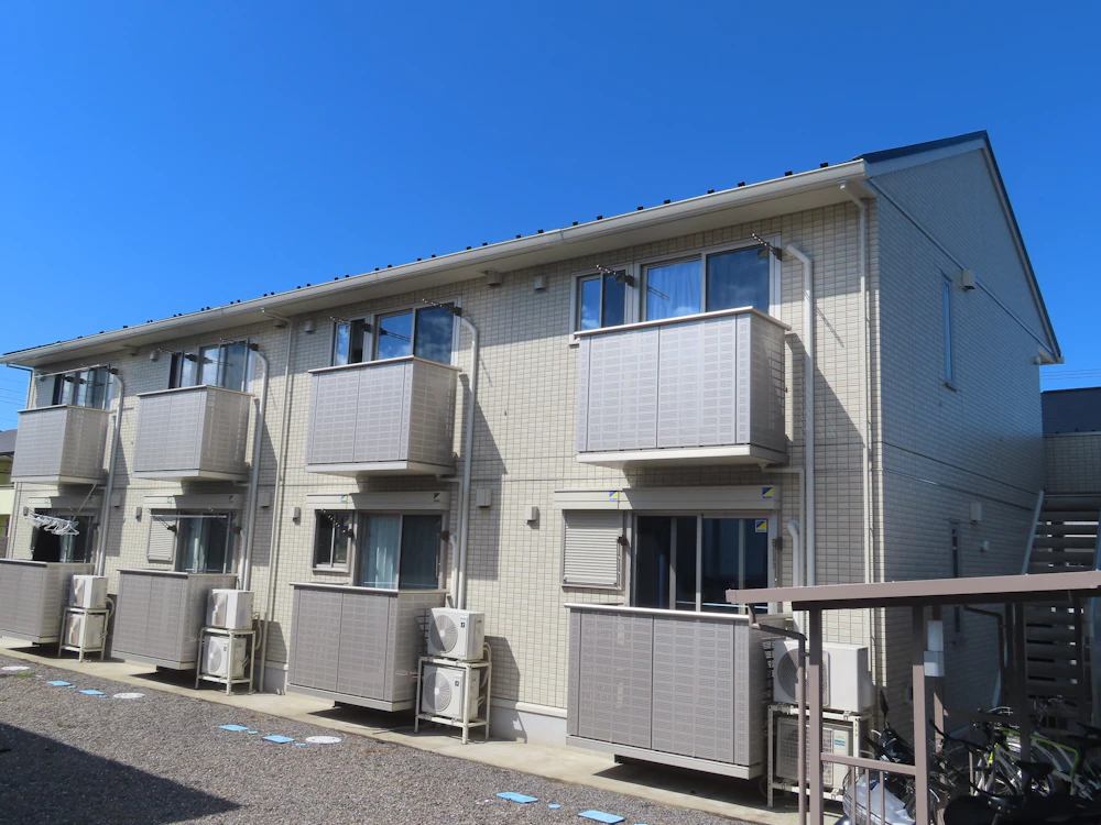 つくば市 大和ハウスのアパートの屋根・外壁クリア塗装 つくば市　大和ハウスのアパートの外壁クリア塗装❷ 施工後