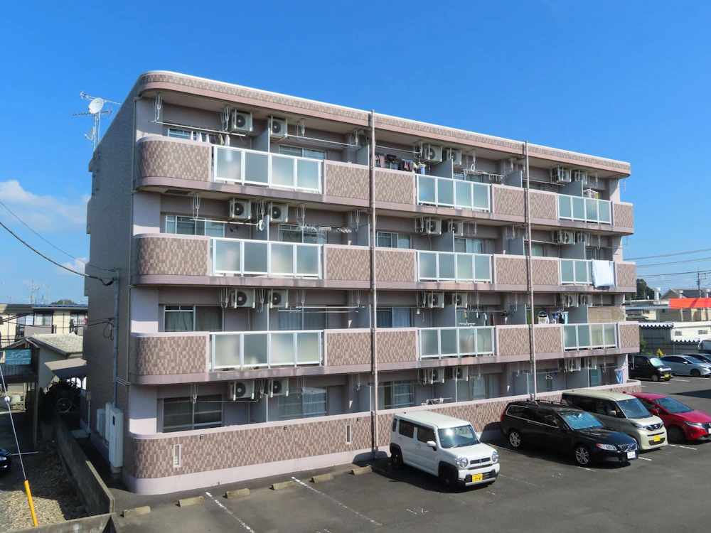 水戸市渡里町 マンションの外壁塗装 施工前
