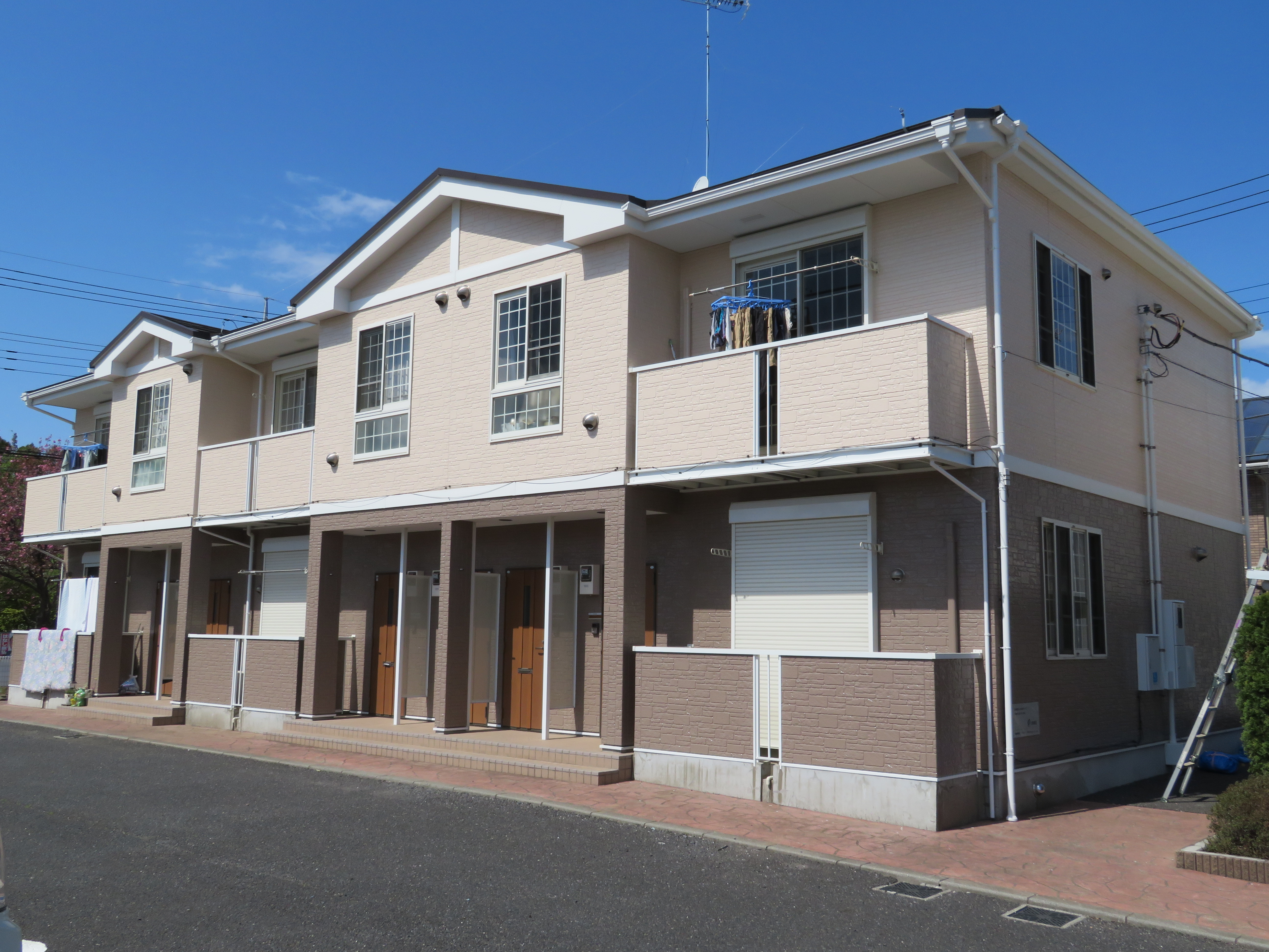 龍ケ崎市藤ヶ丘 大東建託のアパートの外壁塗装・屋根カバー工法