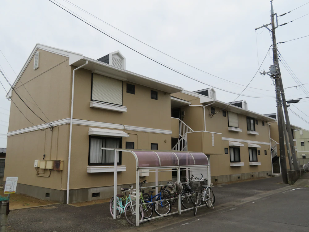 牛久市上柏田 大和ハウスのアパートの屋根・外壁塗装 施工後