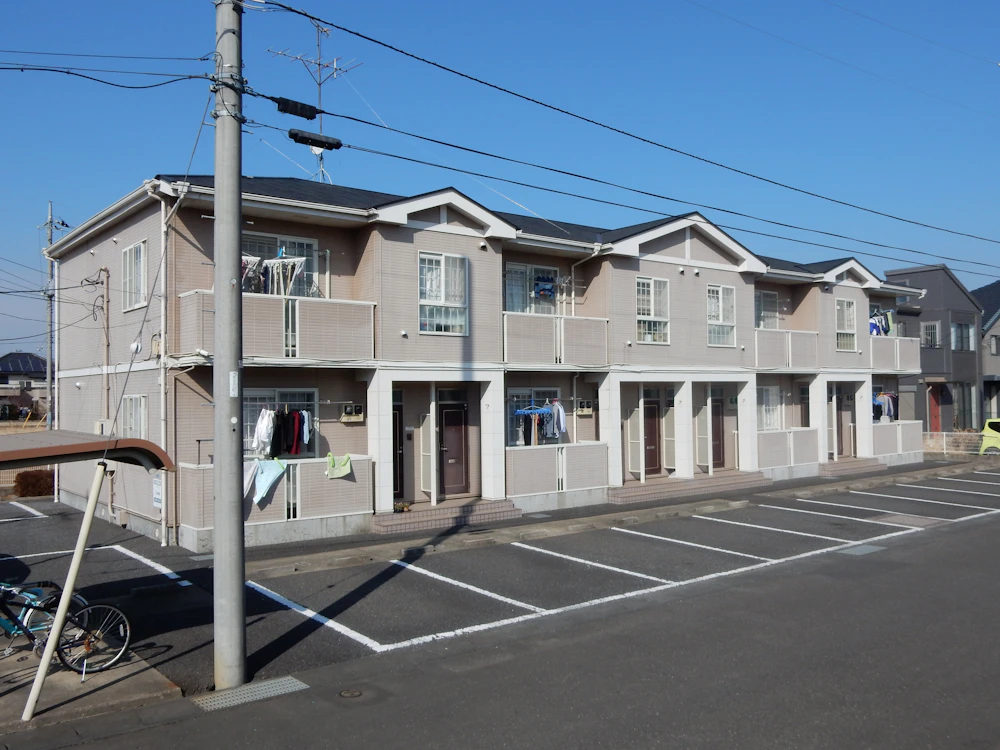 土浦市おおつ野 大東建託のアパートの屋根・外壁塗装 施工前