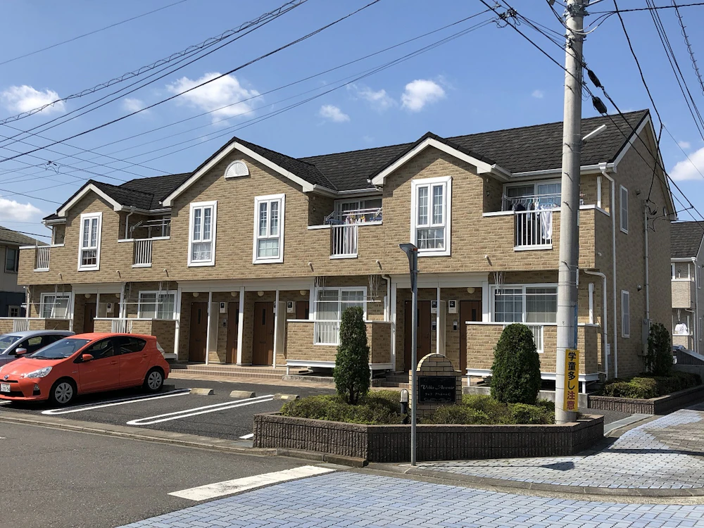 土浦市 アパートの外壁塗装（ニッペ UVプロテクトクリヤー仕上げ） 施工前