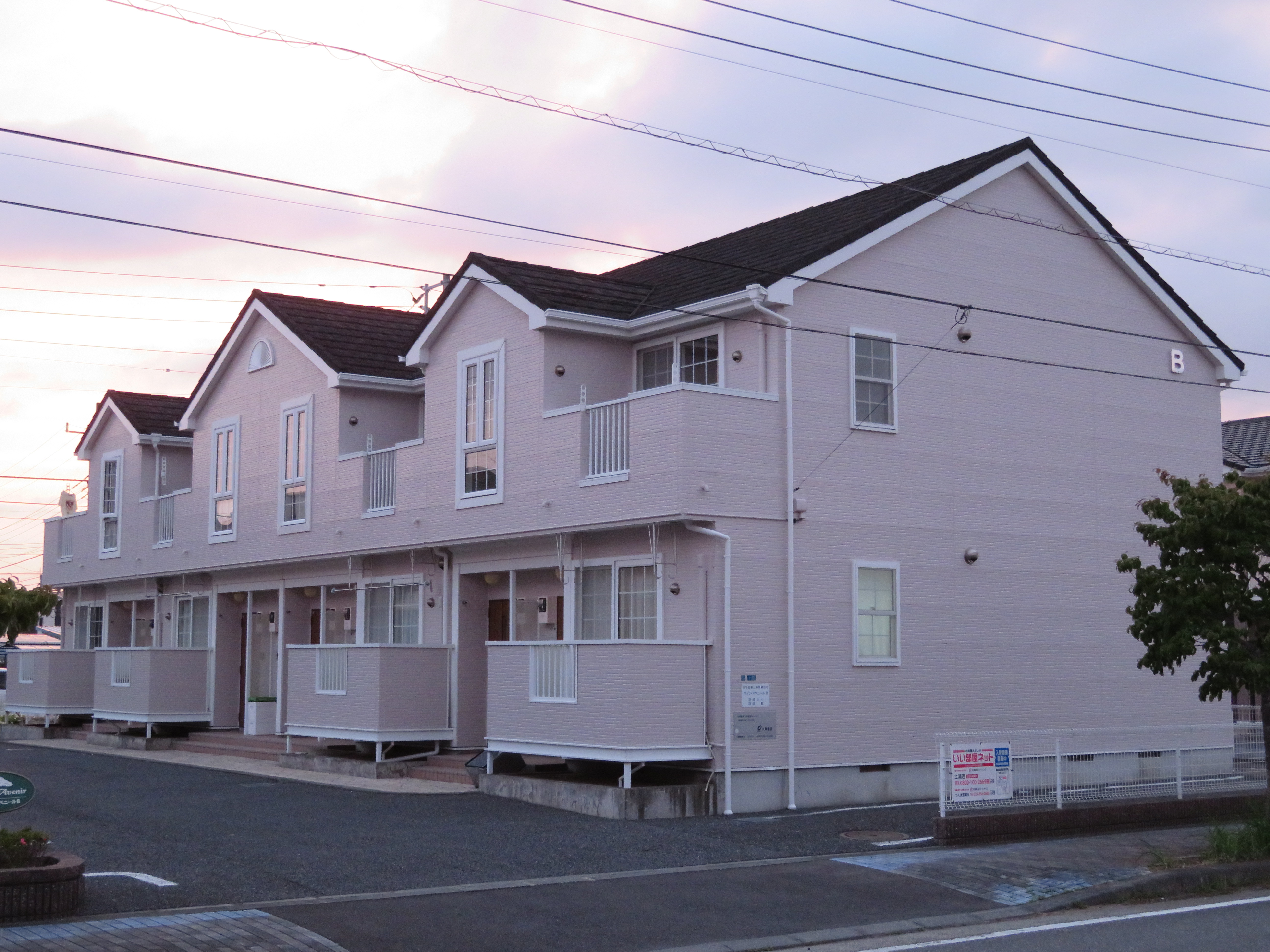 土浦市おおつ野 大東建託のアパートの外壁塗装