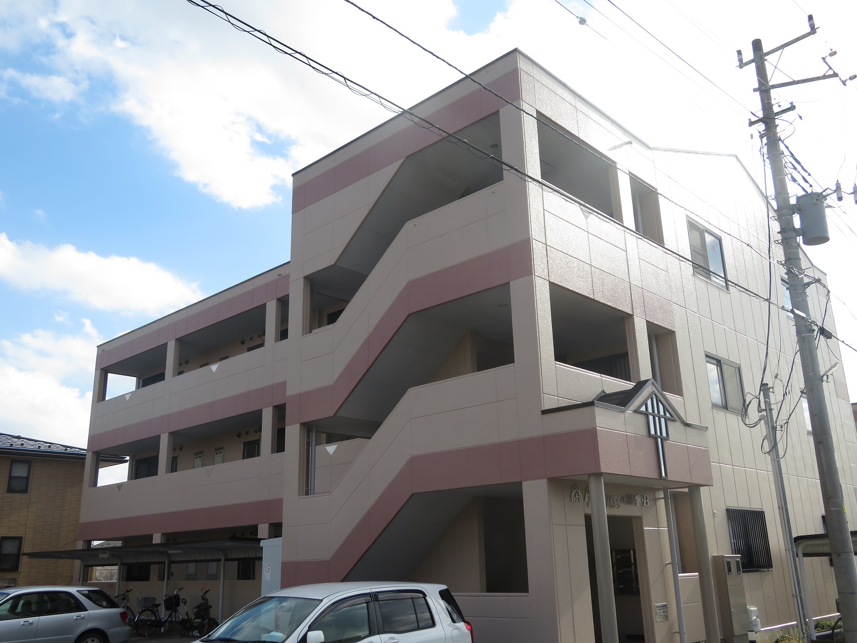 柏市 東建コーポレーションのマンションの外壁塗装