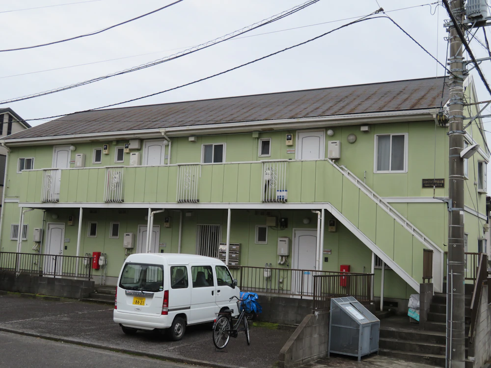 守谷市けやき台 積水ハウスのアパートの屋根・外壁塗装 施工前