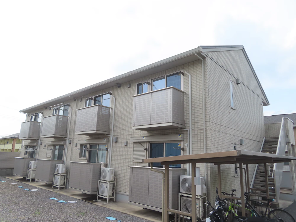 つくば市 大和ハウスのアパートの屋根・外壁クリア塗装 つくば市　大和ハウスのアパートの外壁クリア塗装❷ 施工前