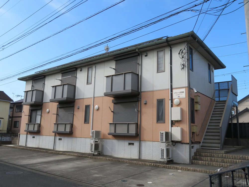 守谷市 アパートの屋根・外壁塗装（その5） 施工前