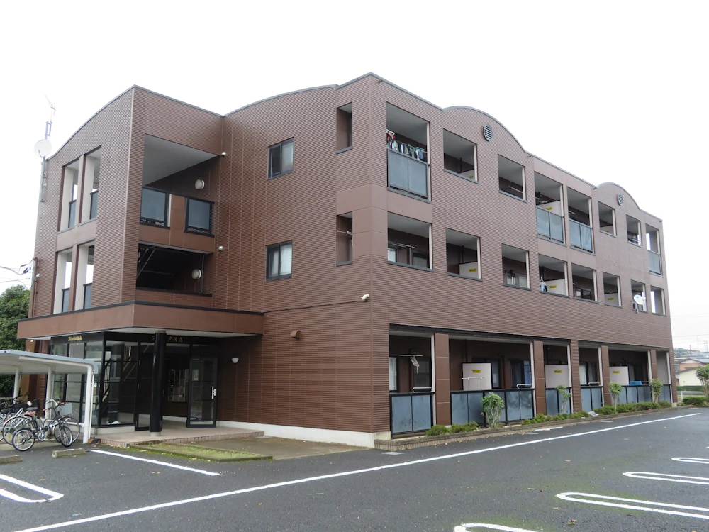 石岡市 マンションの屋根・外壁塗装 施工後