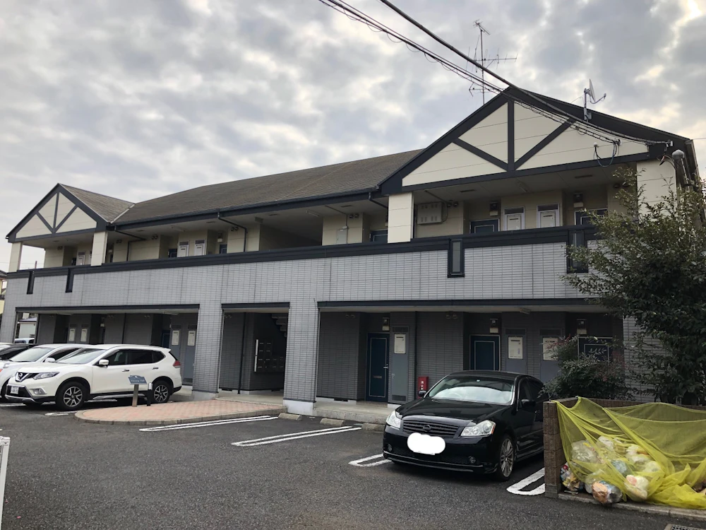 野田市 アパートの屋根・外壁塗装 施工前