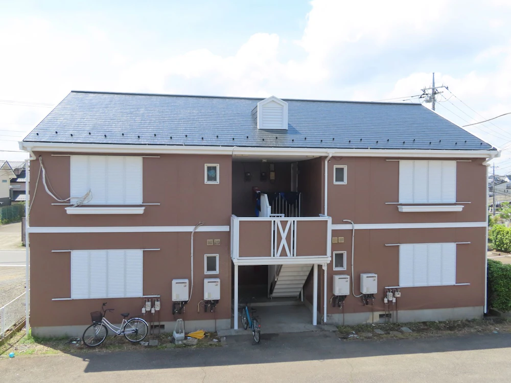 土浦市 積水ハウスのアパートの屋根・外壁塗装 施工後