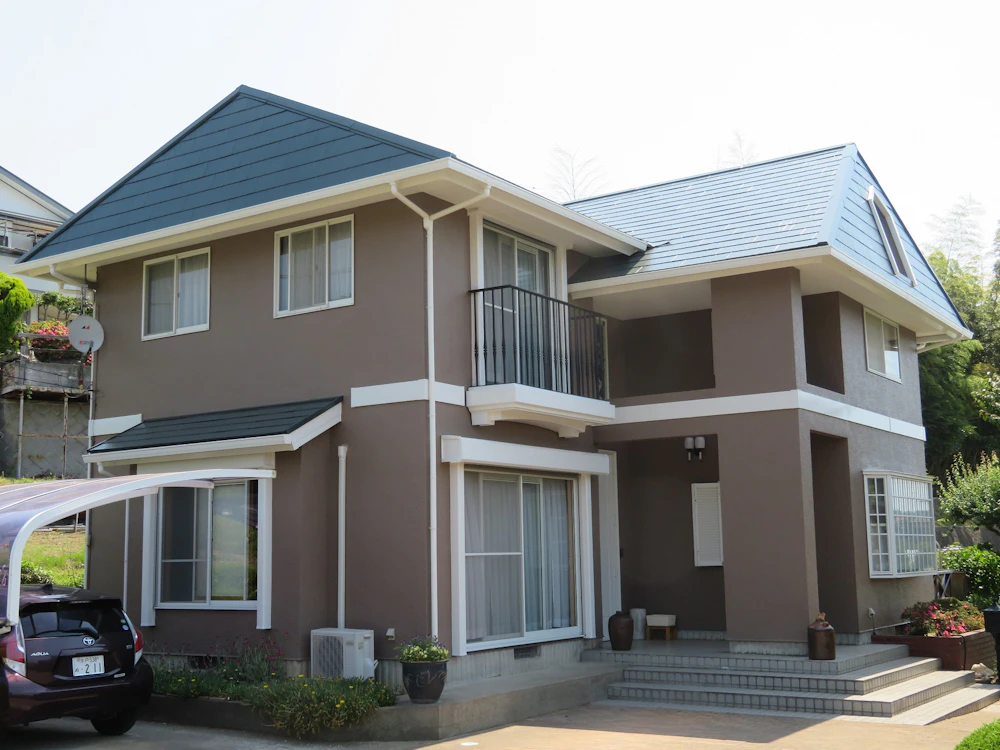 日立市 戸建ての屋根・外壁塗装 施工後