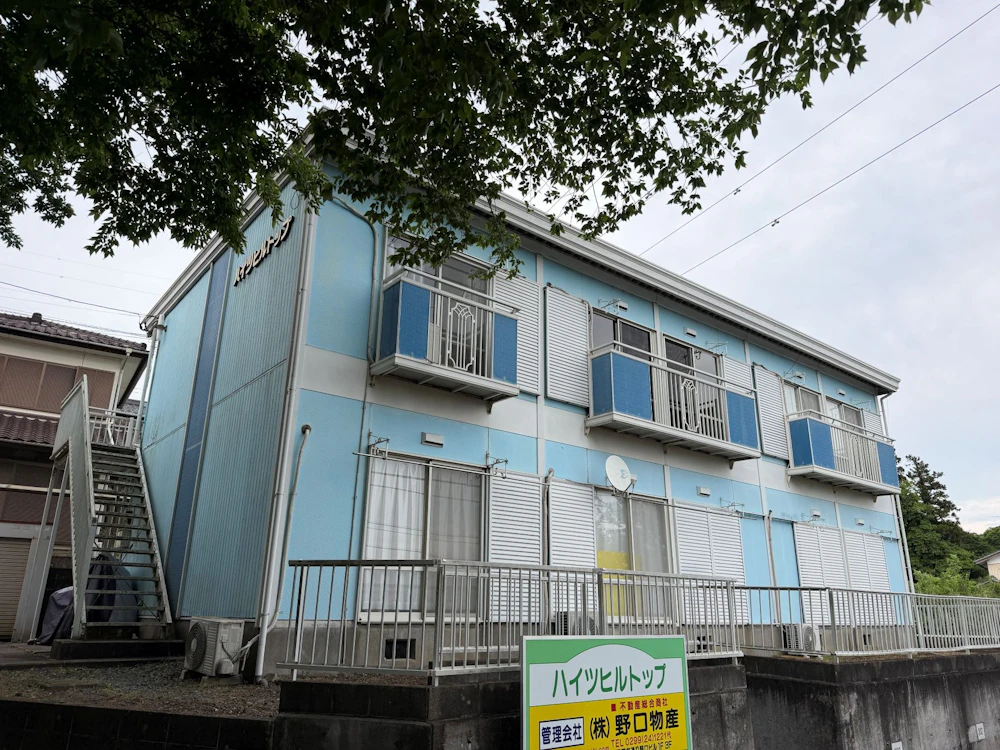 石岡市 パナホームのアパートの屋根・外壁塗装 石岡市　パナホームのアパートの屋根・外壁塗装❶ 施工前