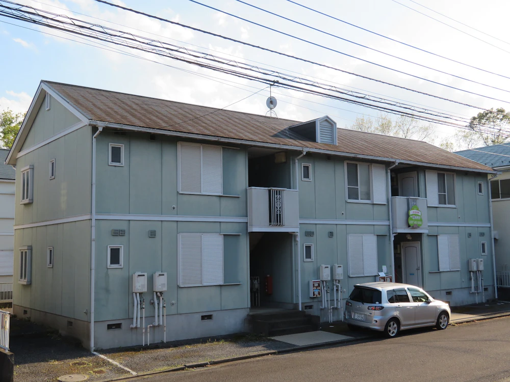 守谷市 アパートの屋根・外壁塗装（その4） 施工前