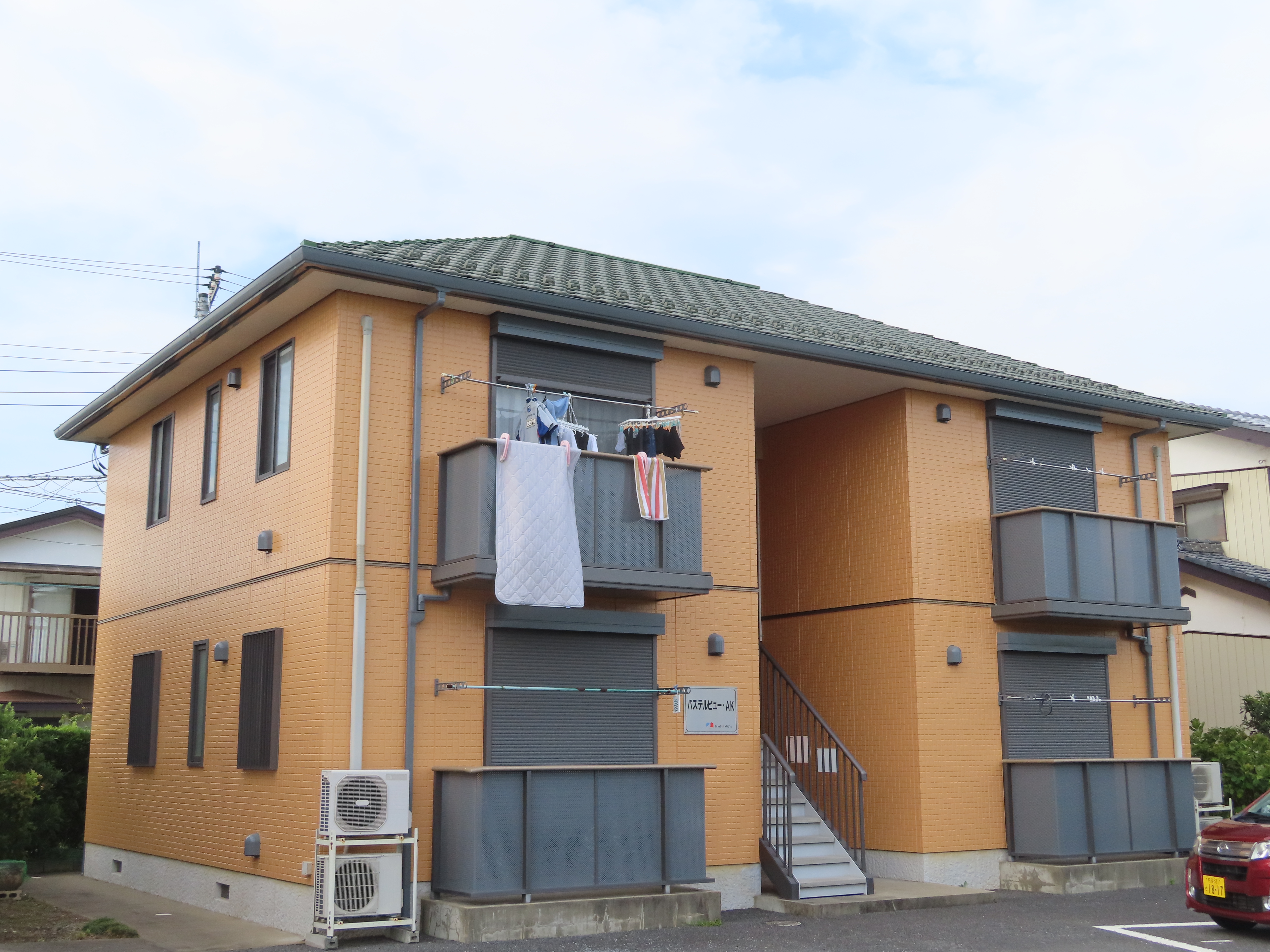 取手市宮和田 積水ハウスのアパートの外壁塗装