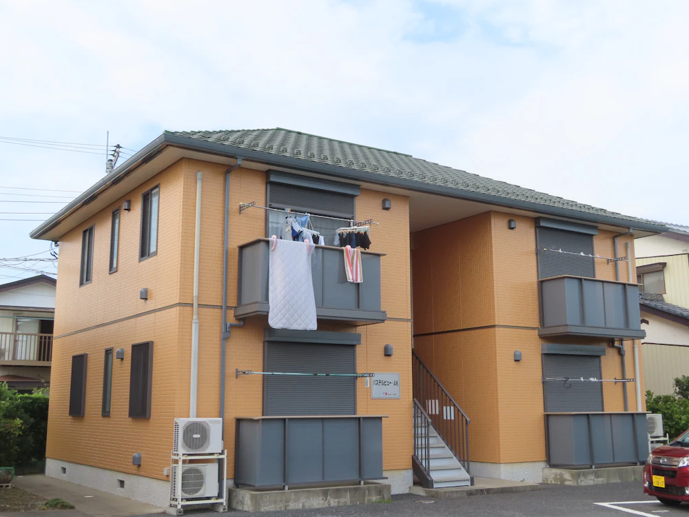 取手市宮和田 積水ハウスのアパートの外壁塗装 施工後