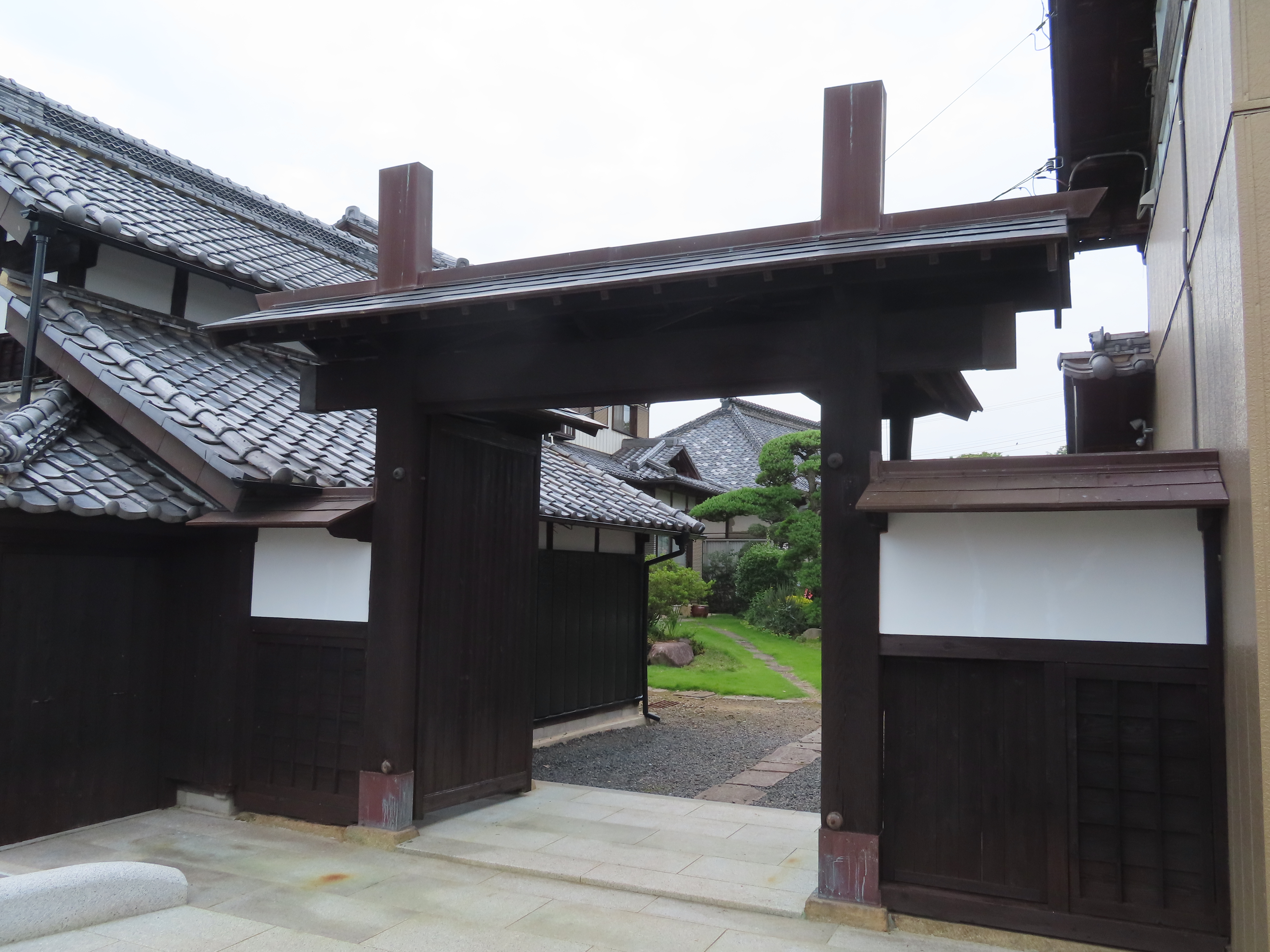 土浦市 門扉・門塀の塗装