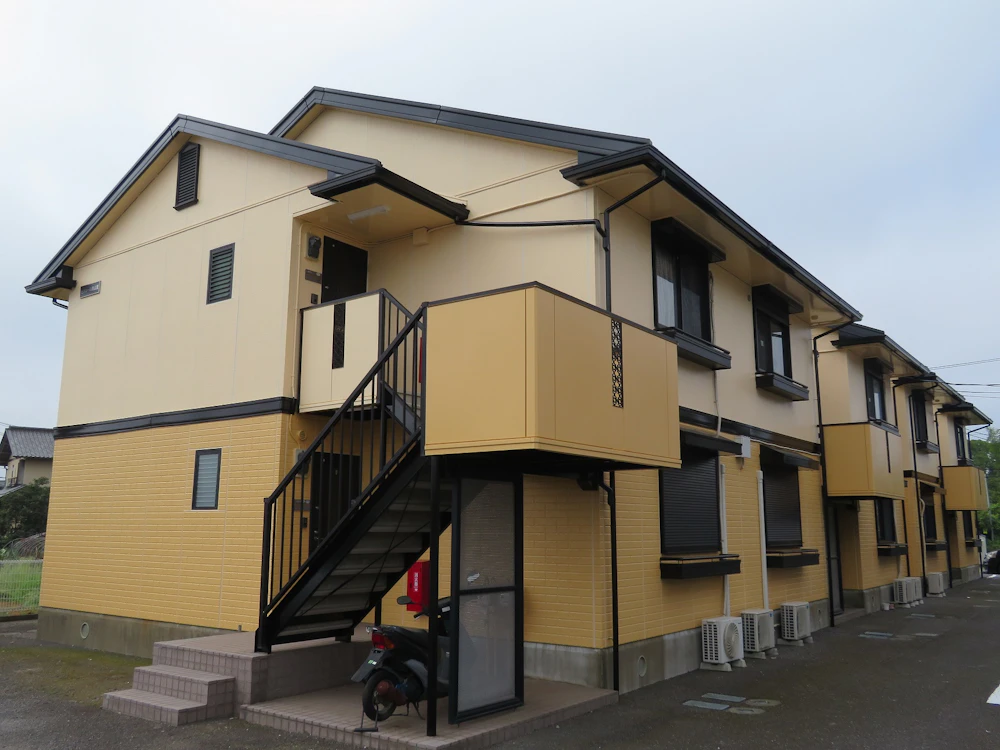 土浦市烏山 大和ハウスのアパートの屋根・外壁塗装 施工後