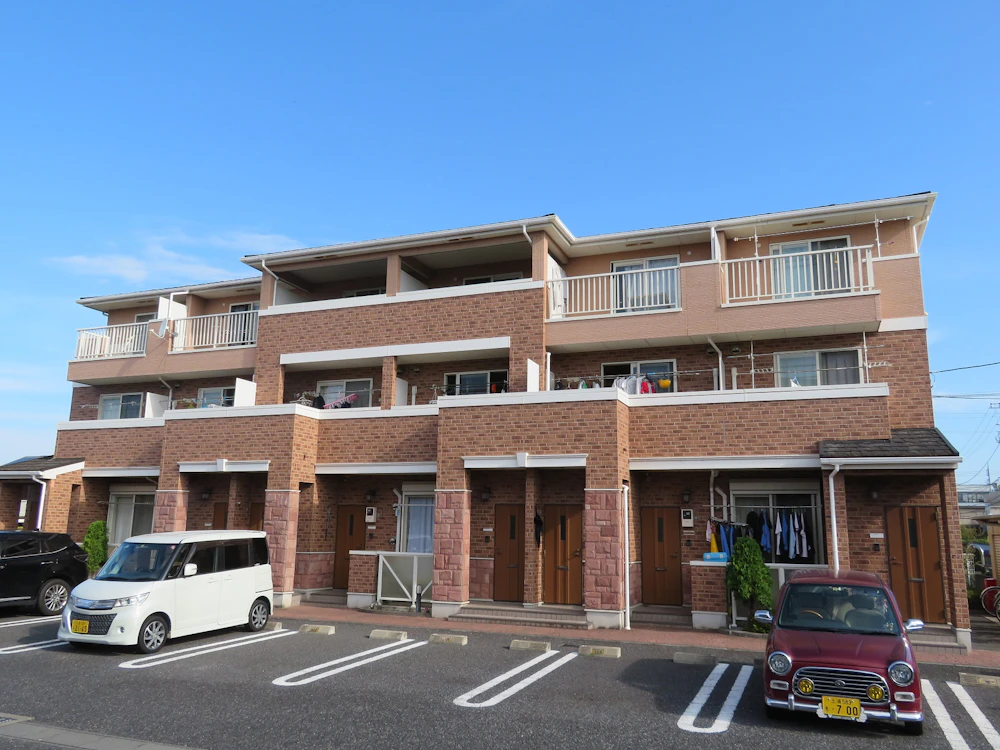 土浦市 アパートの外壁塗装（ニッペ UVプロテクトクリヤー仕上げ）（その3） 施工前