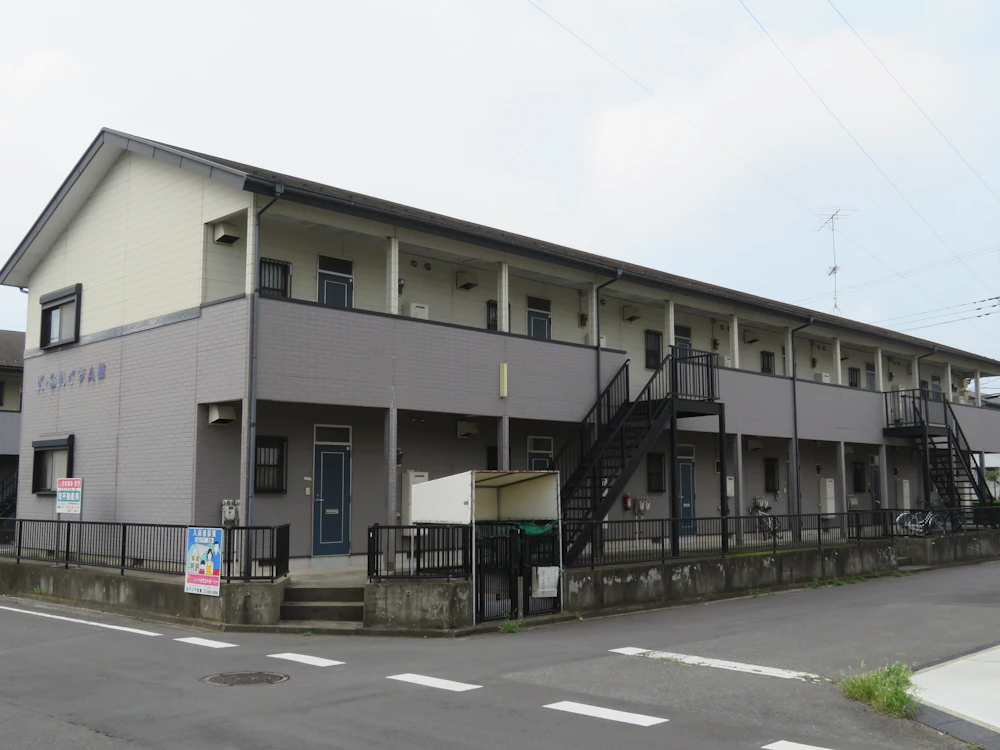 つくば市東光台 アパートの屋根・外壁塗装 施工前