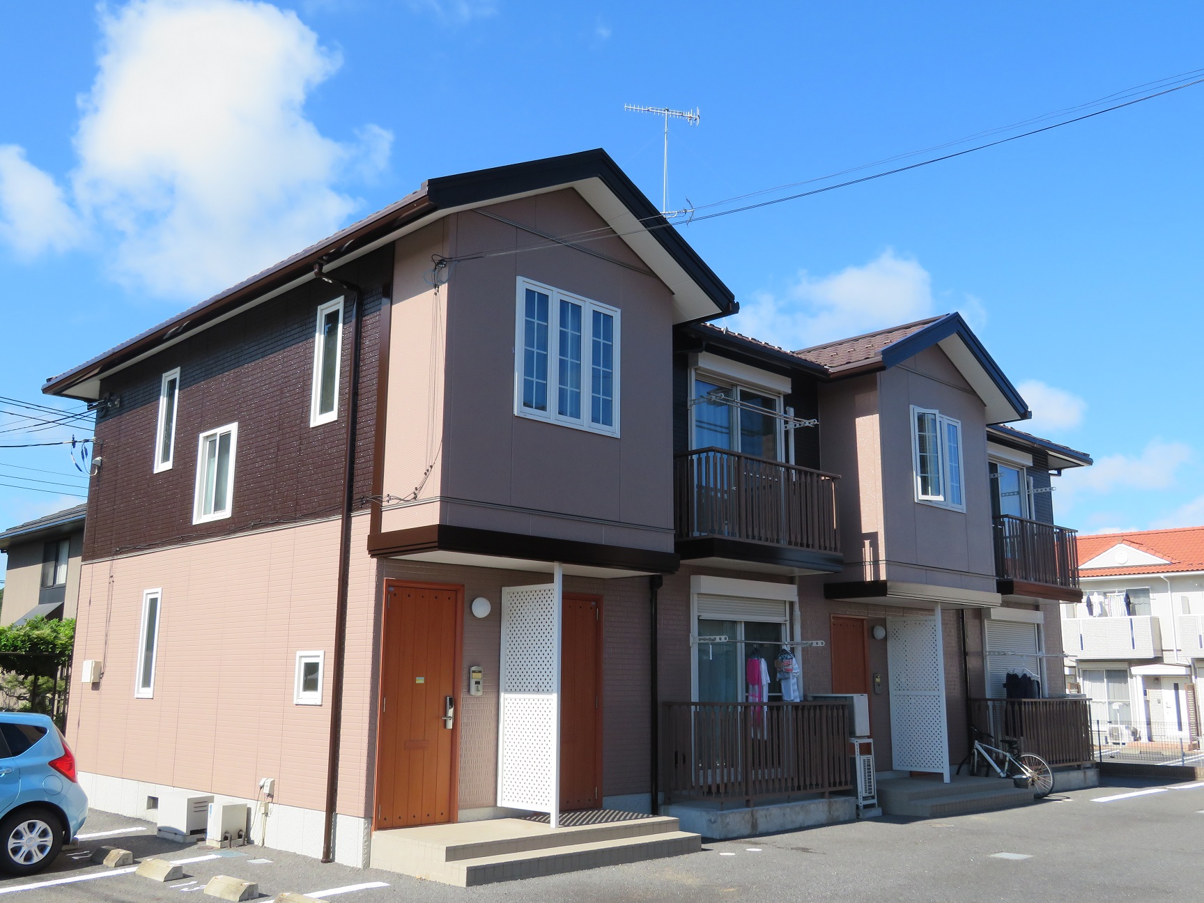 水戸市 アパートの屋根・外壁塗装（その2）