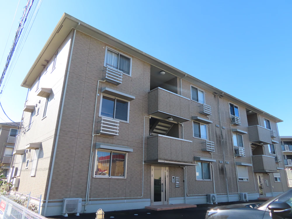 つくば市 大和ハウスのマンションの外壁クリア塗装 施工前