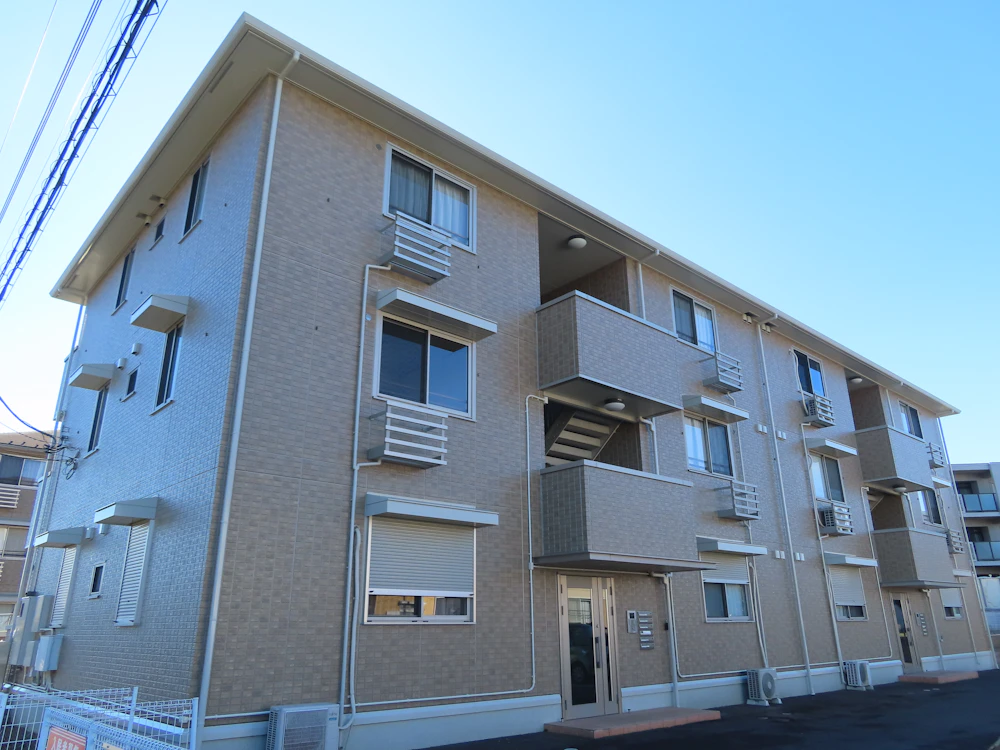 つくば市 大和ハウスのマンションの外壁クリア塗装 施工後