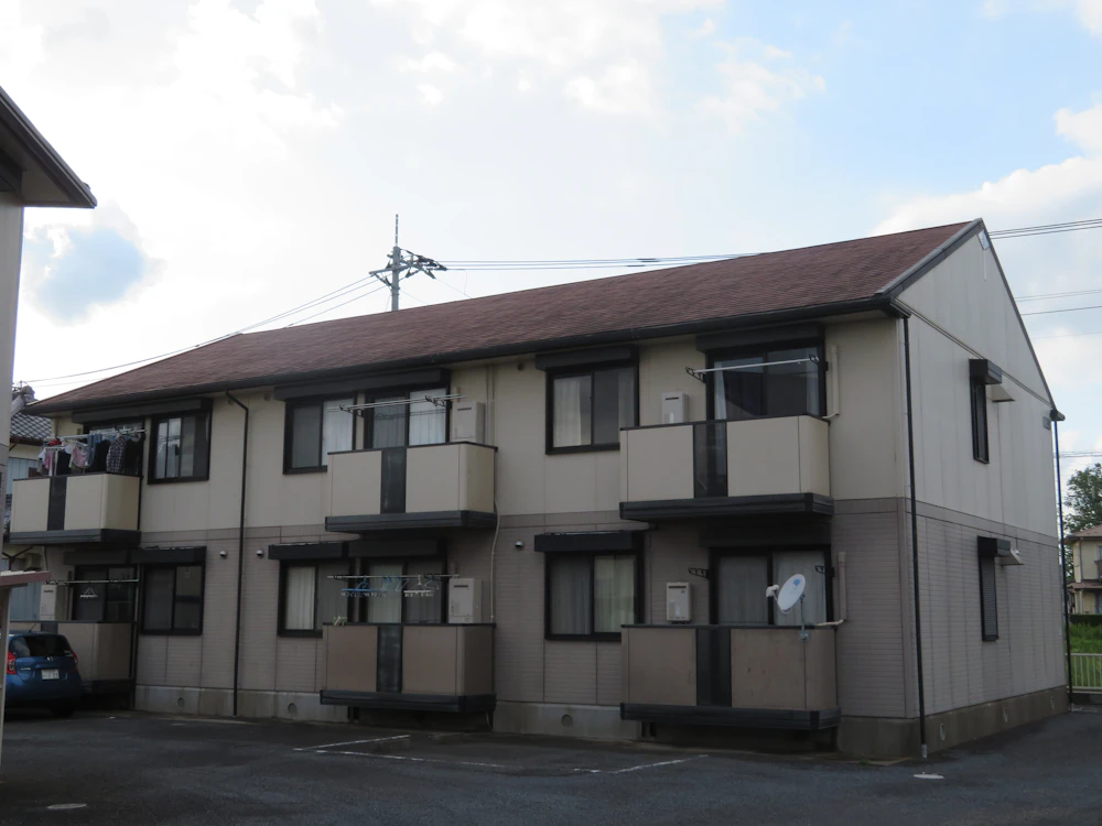 つくば市花畑 大和ハウスのアパートの屋根・外壁塗装 施工前