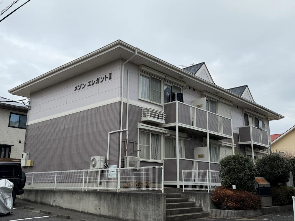 日立市 アパートの屋根・外壁塗装 施工前