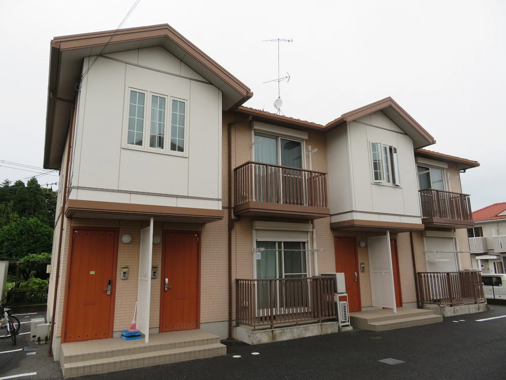 水戸市 アパートの屋根・外壁塗装（その2） 施工前