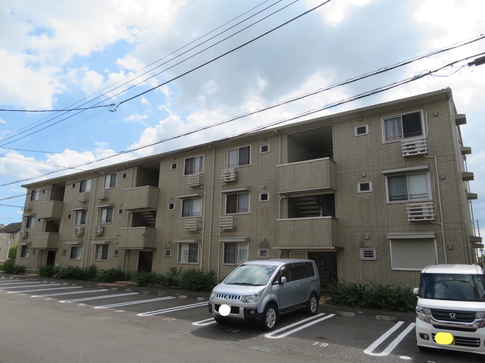 つくばみらい市 マンションの外壁塗装（クリヤー塗装） 施工前
