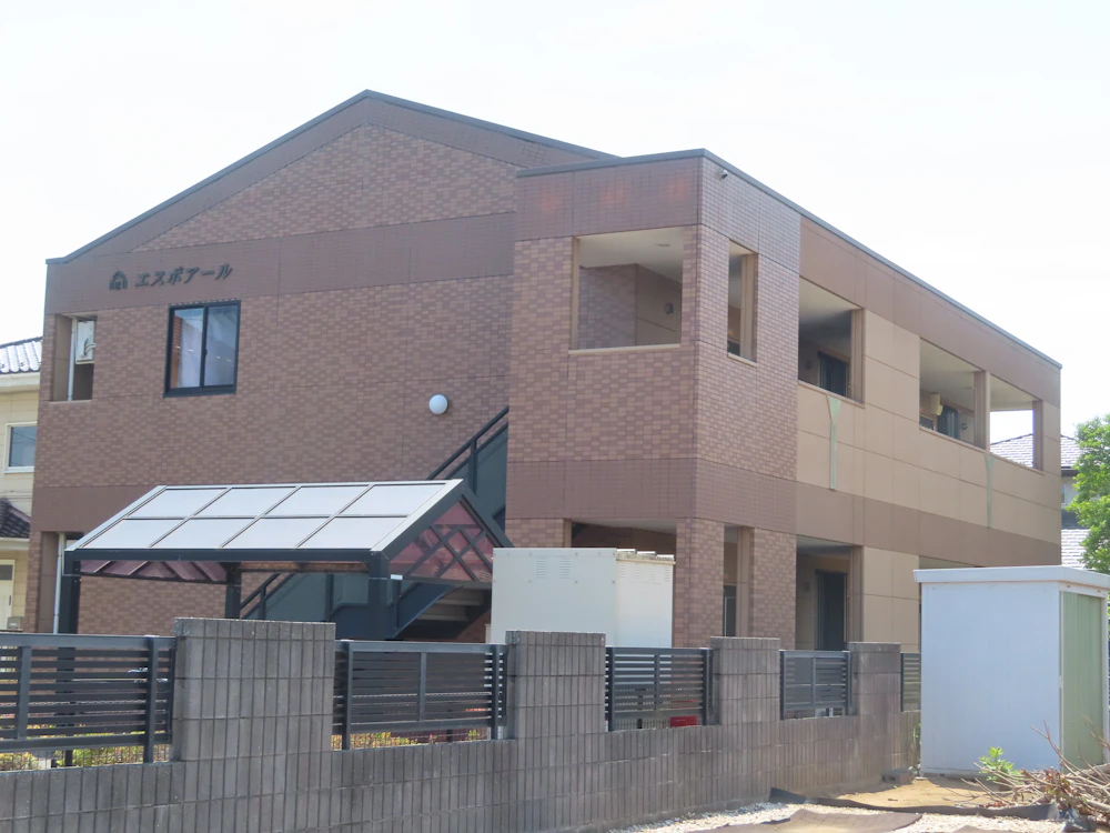 つくば市 東建コーポレーションのアパートの屋根・タイル外壁のクリア塗装 つくば市 東建コーポレーションのアパートの屋根・外壁タイルのクリア塗装❷ 施工前