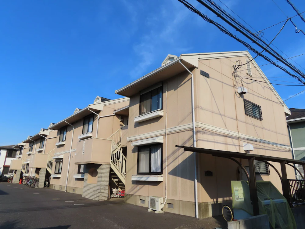つくば市東 大和ハウスのアパートの屋根・外壁塗装 施工前