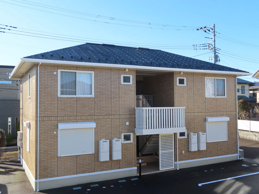 つくば市 アパートの屋根・外壁塗装（その2） 施工後