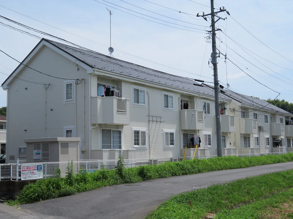 笠間市 アパートの屋根・外壁塗装 施工後
